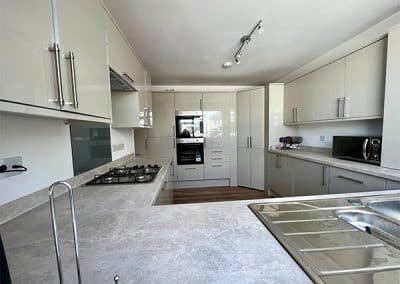 Finished kitchen