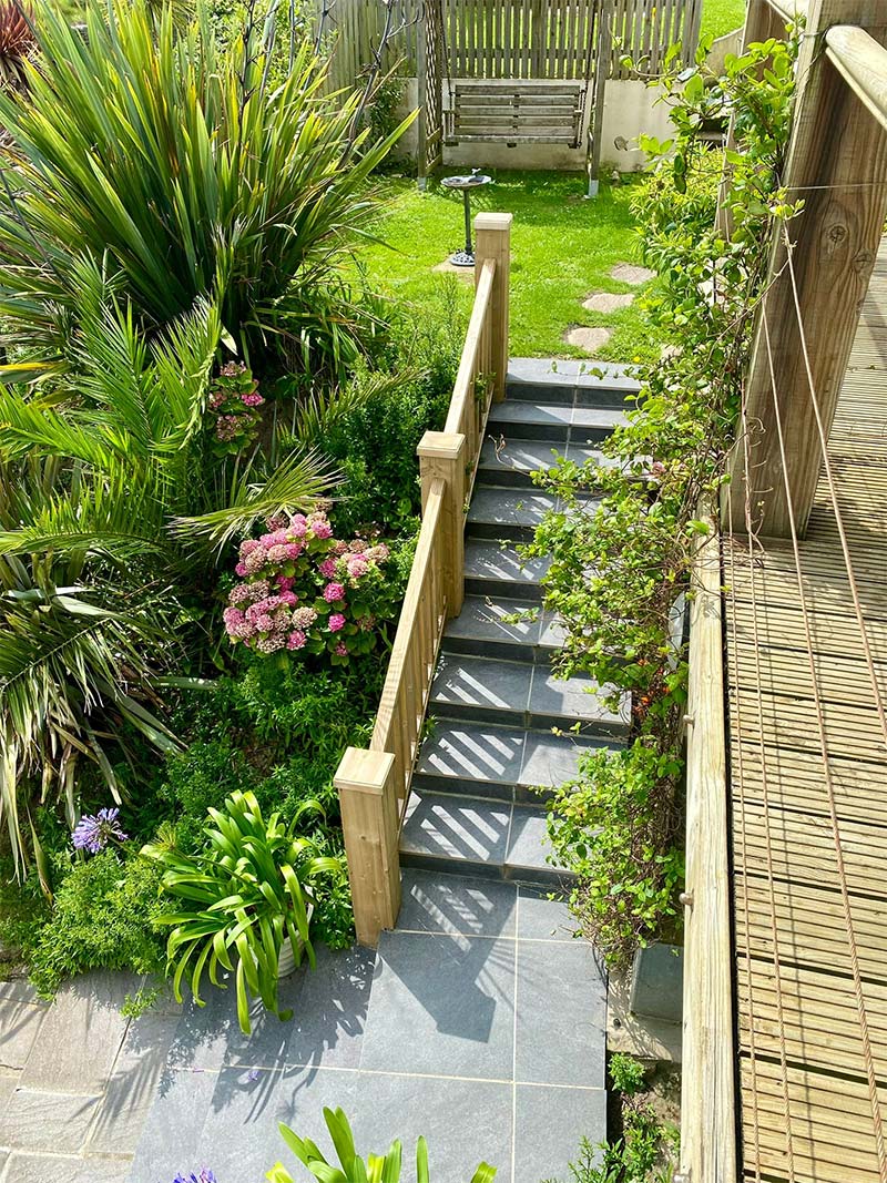 Carpentry in garden Carpentry in garden - Carpenter in Cornwall