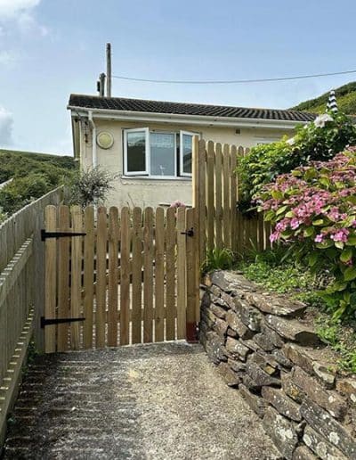 Garden fence and gate